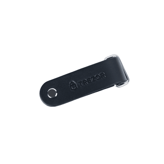 Trezor 皮革钥匙扣